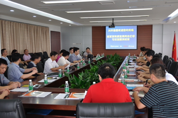 资阳市质监系吐潇导来公司参观