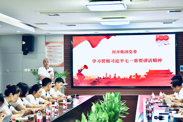 pp电子模拟器集团党委进建贯彻习近平七一沉要讲话心灵